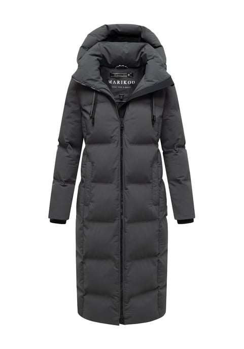 Abrigo acolchado de invierno Marikoo Tikoraa para mujer con capucha desmontable - Image 1