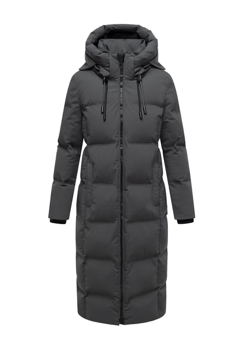 Abrigo acolchado de invierno Marikoo Tikoraa para mujer con capucha desmontable - Image 2