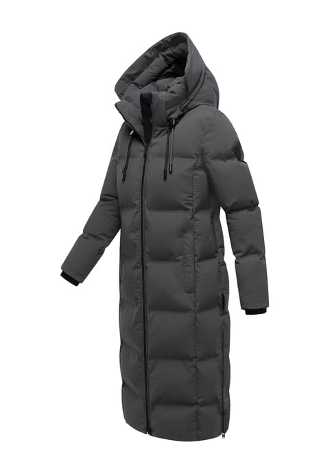Abrigo acolchado de invierno Marikoo Tikoraa para mujer con capucha desmontable - Image 3