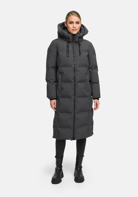 Abrigo acolchado de invierno Marikoo Tikoraa para mujer con capucha desmontable - Image 5