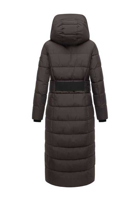 Abrigo acolchado Marikoo Pakoraa para mujer con cuello de peluche desmontable - Image 4