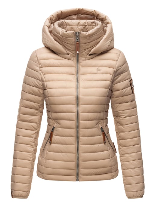 Marikoo chaqueta acolchada mujer – Löwenbaby ligera con capucha desmontable - Image 2