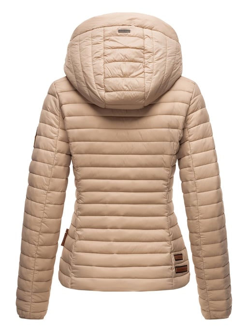Marikoo chaqueta acolchada mujer – Löwenbaby ligera con capucha desmontable - Image 5