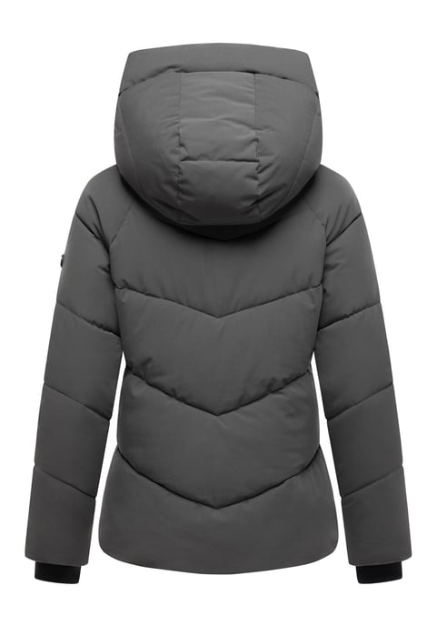 Chaqueta acolchada de invierno Marikoo Kwamee para mujer con capucha y cremallera bidireccional - Image 3