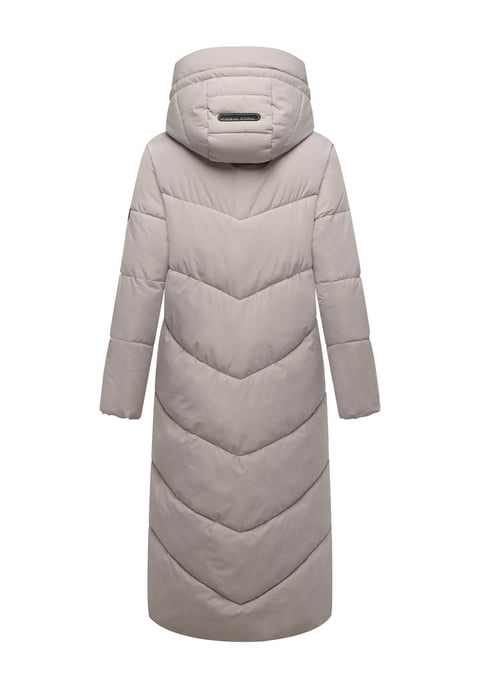 Abrigo acolchado de invierno Marikoo Ranjaa para mujer con capucha y detalles reflectantes - Image 3