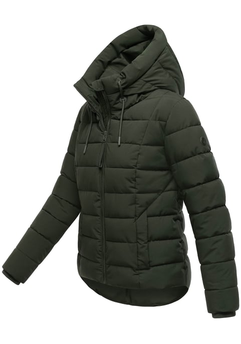 Chaqueta acolchada de invierno Marikoo Tayenaa para mujer con capucha y bolsillos forrados - Image 2
