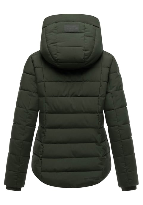 Chaqueta acolchada de invierno Marikoo Tayenaa para mujer con capucha y bolsillos forrados - Image 3