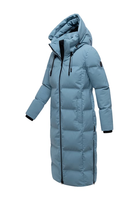 Abrigo acolchado de invierno Marikoo Tikoraa para mujer con capucha desmontable - Image 3