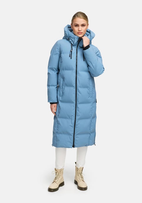 Abrigo acolchado de invierno Marikoo Tikoraa para mujer con capucha desmontable - Image 5