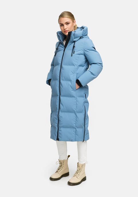 Abrigo acolchado de invierno Marikoo Tikoraa para mujer con capucha desmontable - Image 6