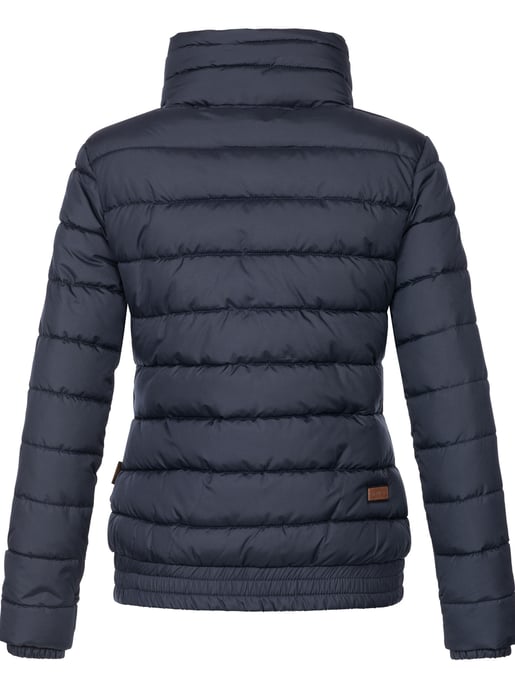 Chaqueta acolchada Marikoo Poisen para mujer con cuello alto y bolsillos de borreguito - Image 3
