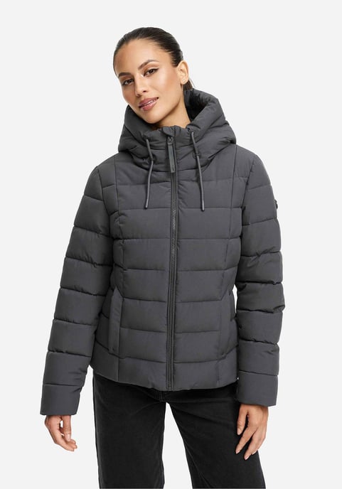 Chaqueta acolchada de invierno Marikoo Tayenaa para mujer con capucha y bolsillos forrados - Image 5