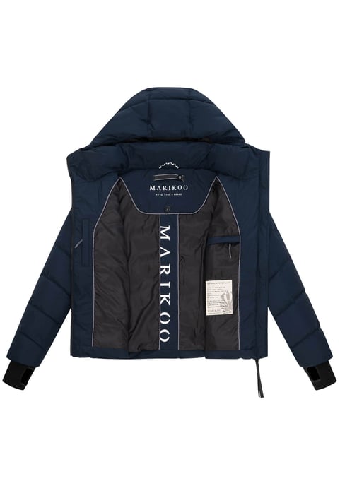 Chaqueta acolchada de mujer Marikoo Yukanii con capucha y ajuste femenino - Image 4