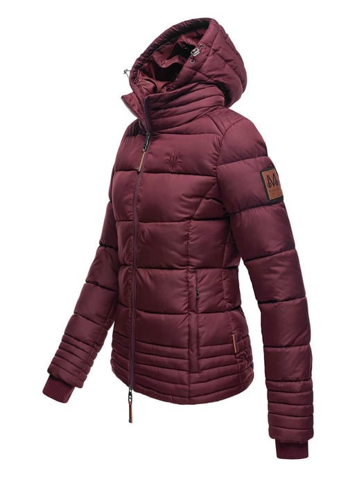 Chaqueta acolchada Marikoo para mujer con capucha desmontable y cremallera de doble sentido - Image 2