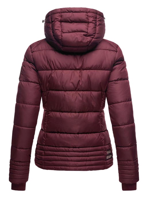Chaqueta acolchada Marikoo para mujer con capucha desmontable y cremallera de doble sentido - Image 3