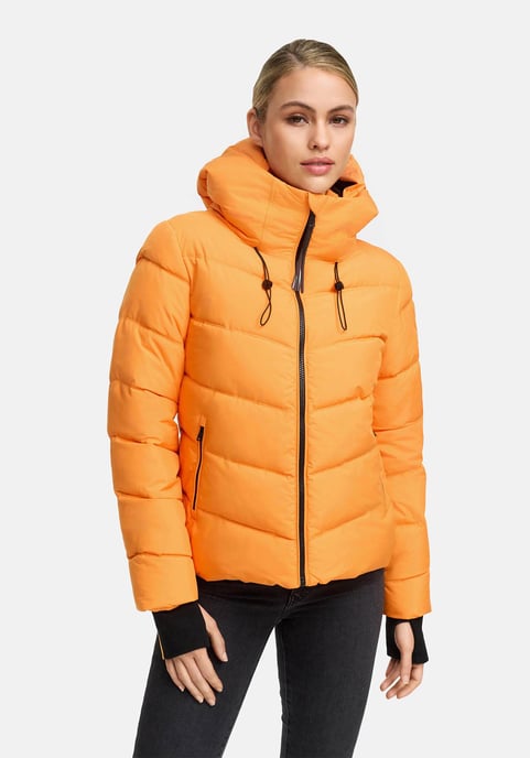 Chaqueta acolchada de mujer Marikoo Yukanii con capucha y ajuste femenino - Image 5