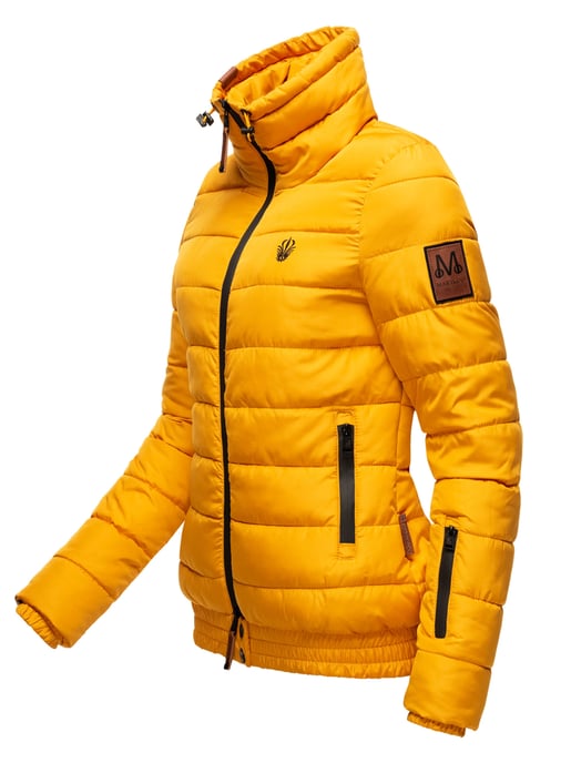 Chaqueta acolchada Marikoo Poisen para mujer con cuello alto y bolsillos de borreguito - Image 2