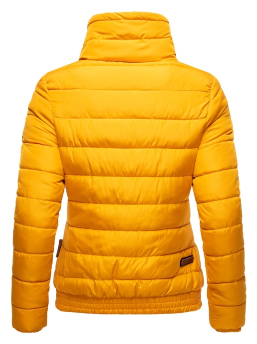 Chaqueta acolchada Marikoo Poisen para mujer con cuello alto y bolsillos de borreguito - Image 3