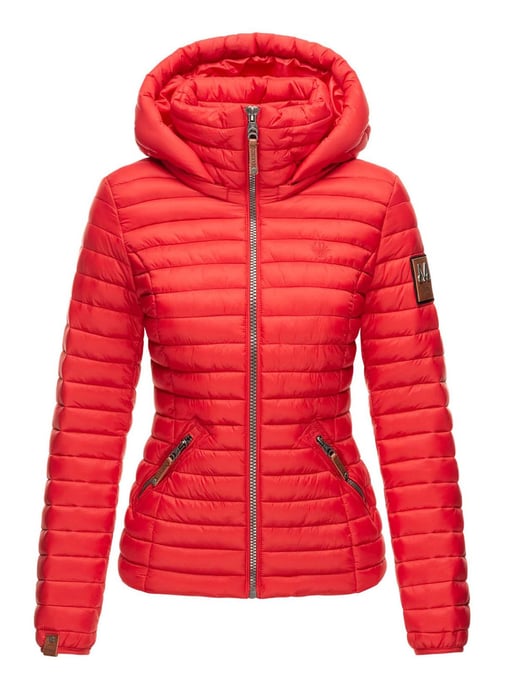 Marikoo chaqueta acolchada mujer – Löwenbaby ligera con capucha desmontable - Image 2