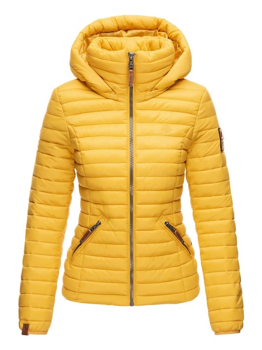 Marikoo chaqueta acolchada mujer – Löwenbaby ligera con capucha desmontable - Image 2