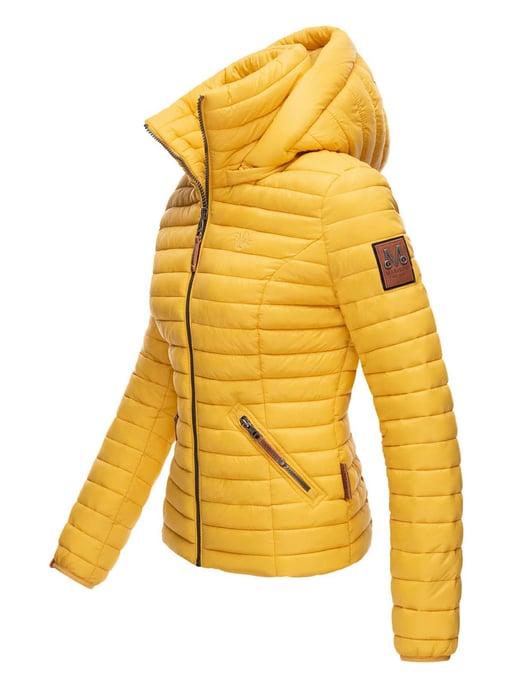 Marikoo chaqueta acolchada mujer – Löwenbaby ligera con capucha desmontable - Image 3