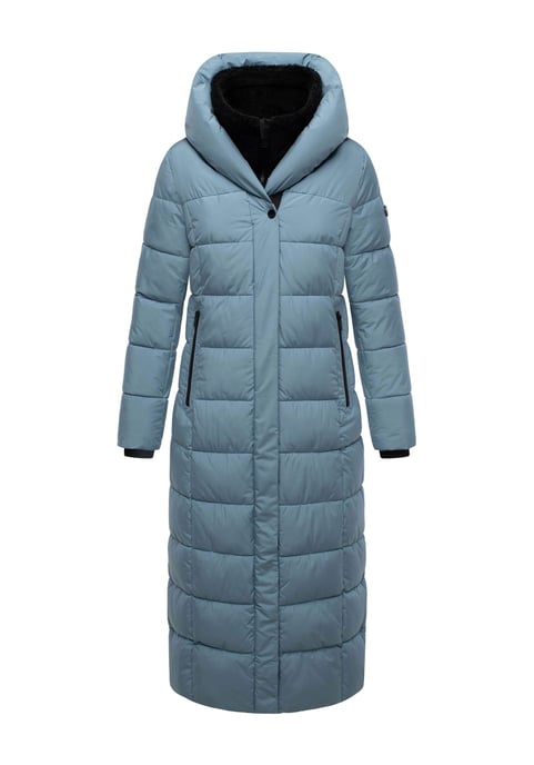 Abrigo acolchado Marikoo Pakoraa para mujer con cuello de peluche desmontable - Image 2