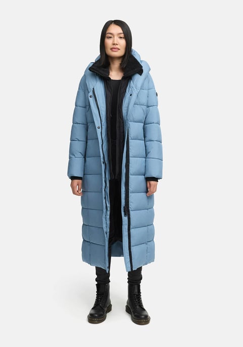 Abrigo acolchado Marikoo Pakoraa para mujer con cuello de peluche desmontable - Image 5