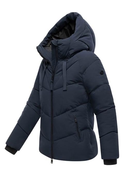 Chaqueta acolchada de invierno Marikoo Kwamee para mujer con capucha y cremallera bidireccional - Image 2