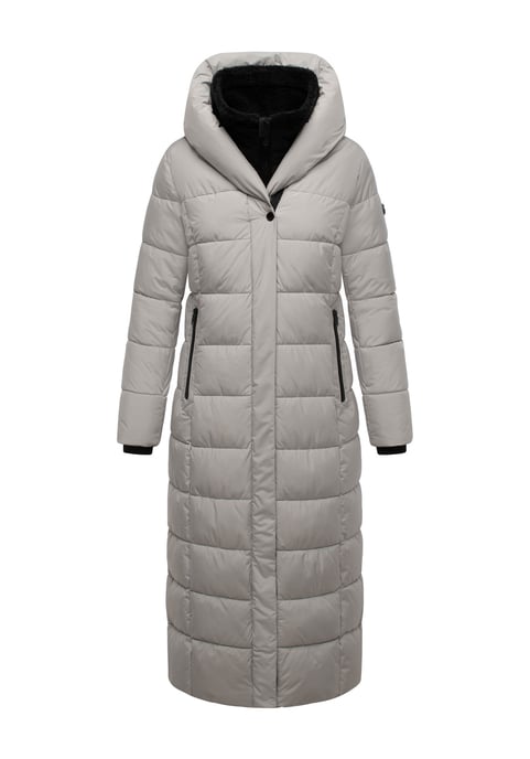 Abrigo acolchado Marikoo Pakoraa para mujer con cuello de peluche desmontable - Image 2
