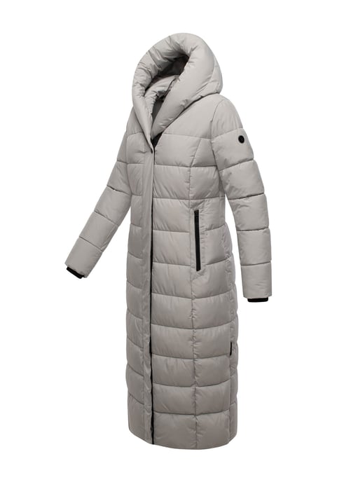 Abrigo acolchado Marikoo Pakoraa para mujer con cuello de peluche desmontable - Image 3