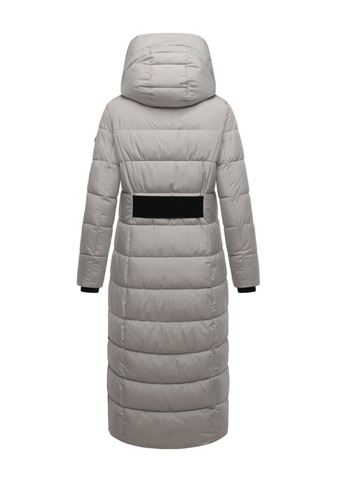 Abrigo acolchado Marikoo Pakoraa para mujer con cuello de peluche desmontable - Image 4