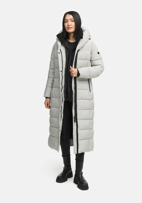 Abrigo acolchado Marikoo Pakoraa para mujer con cuello de peluche desmontable - Image 5