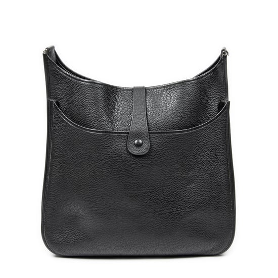 Hermès Evelyne II TGM en Negro Piel de becerro - Image 5