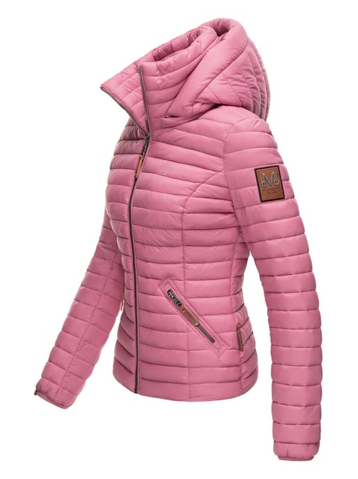 Marikoo chaqueta acolchada mujer – Löwenbaby ligera con capucha desmontable - Image 3