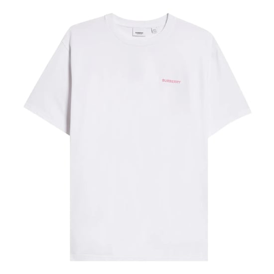 Camiseta Blanca Con El Logotipo De La Marca Burberry En La Espalda - Image 1