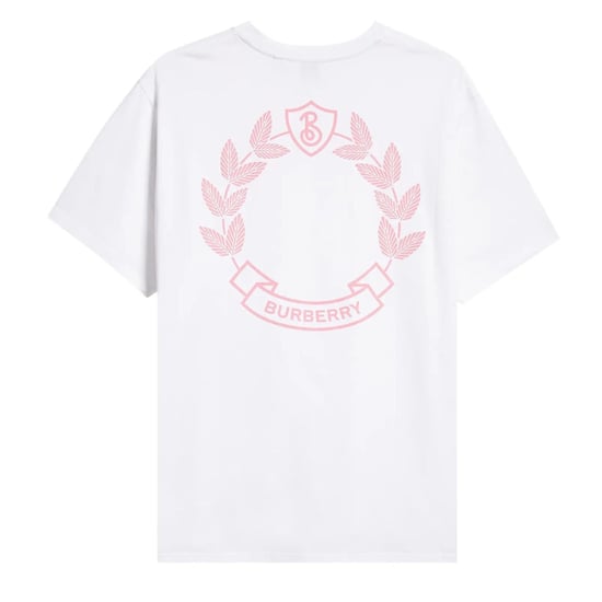 Camiseta Blanca Con El Logotipo De La Marca Burberry En La Espalda - Image 2