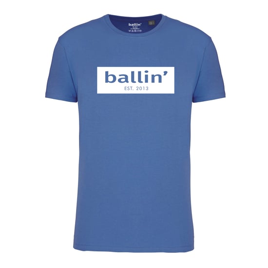 Ballin Est. 2013 Tee SS Cut Out Logo Shirt Azul - Image 1