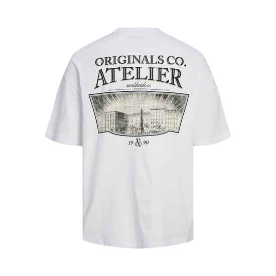 Jack & Jones Tee SS Santorini Oversize Fit Tee Blanco - Image 2