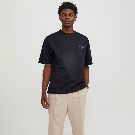 Jack & Jones Tee SS Santorini Oversize Fit Tee Negro - Image 3