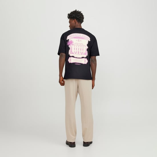 Jack & Jones Tee SS Santorini Oversize Fit Tee Negro - Image 4