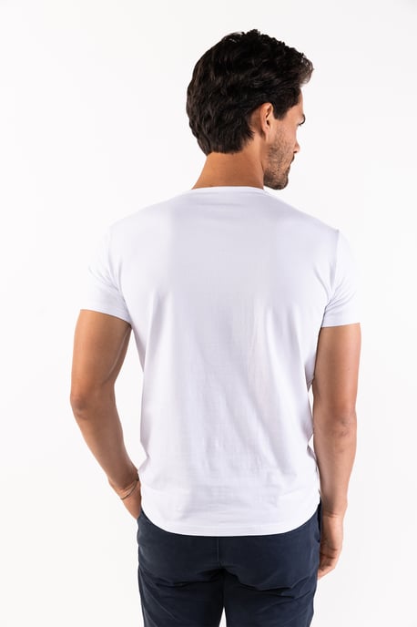 Presly & Sun Tee SS James O-Neck Blanco - Image 3