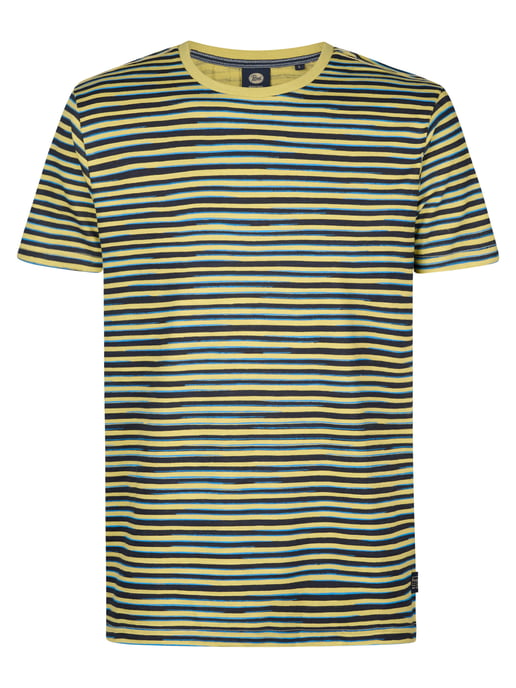Petrol Industries - Striped T-shirt Anchorview Men - Green - Image 1