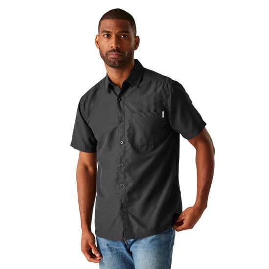 Regatta Mens Mindano IX Triangle Short-Sleeved Shirt (Ash) - Image 4