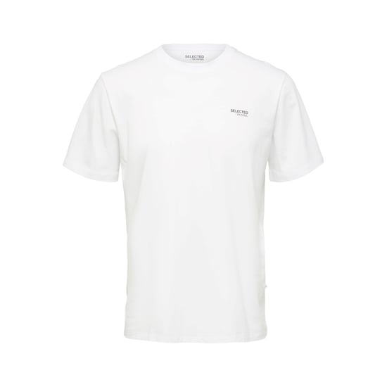 Selected Tee SS Aspen Logo Tee Blanco - Image 1