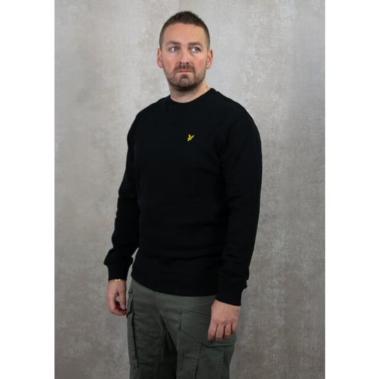 Jersey negro con la marca Lyle & Scott - Image 5