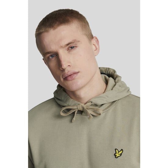 Lyle & Scott Branded Sage unidorm sudadera con capucha verde - Image 6