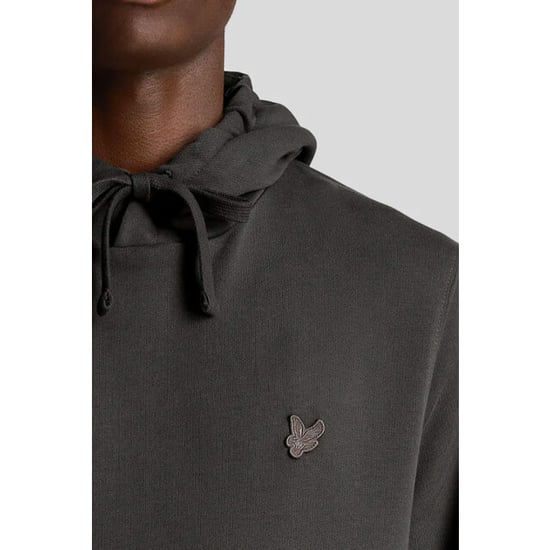 Sudadera con capucha Lyle & Scott Tonal Eagle Logo gris metalizado - Image 2