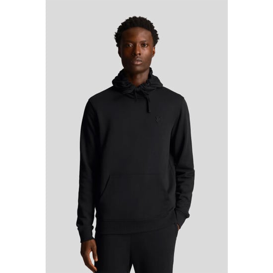 Lyle & Scott Tonal Eagle Logo sudadera con capucha negra - Image 2