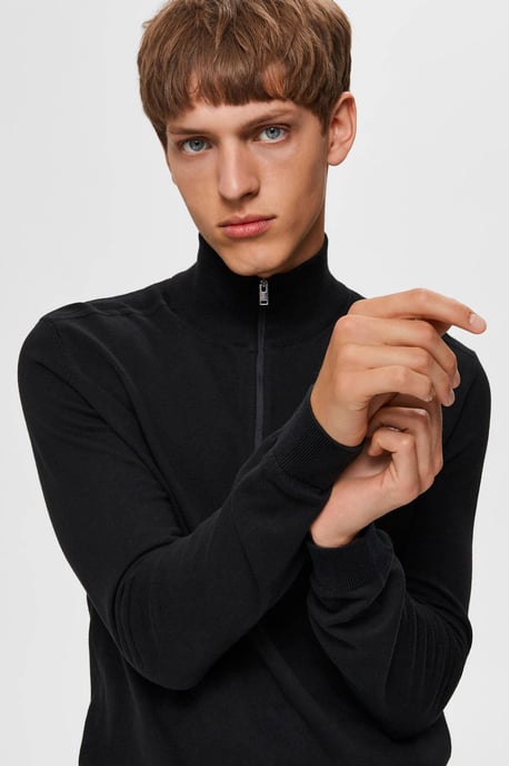 SELECTED HOMME jersey SLHBERG negro - Image 4