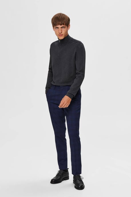SELECTED HOMME Mezcla de punto fino SLHBERG antracita - Image 6